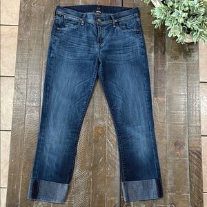 Citizens of Humanity Dani Cropped Straight Leg Jeans - Size 28